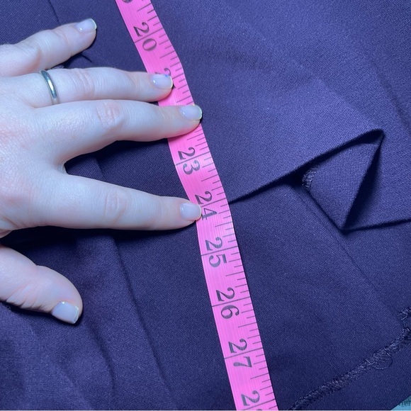 Ann Taylor Women’s Purple Ruffle Hem High-Low Skirt US 12 Career Chic Office - Picture 9 of 9